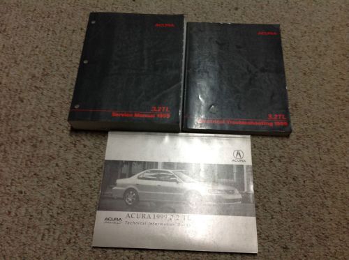 1999 acura 3.2tl 3.2 tl service shop repair workshop manual set w etm &amp; guide