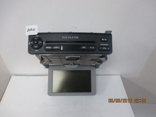 2007-10 hyundai entourage dvd player w/display screen gray 96563-4d601-tw