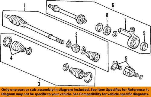 Honda oem 97-01 cr-v front drive axle-balancer 44351s10a11