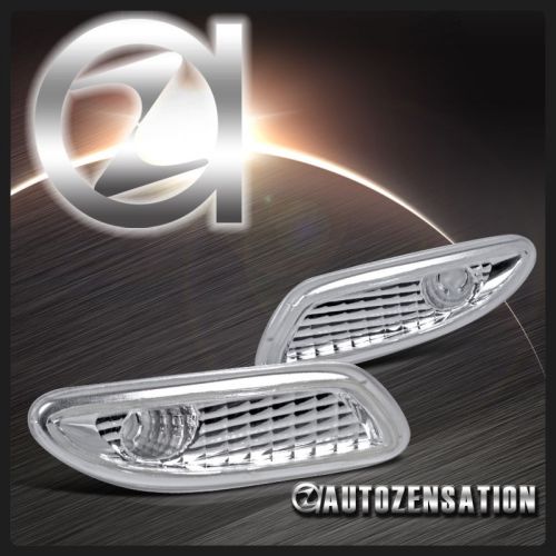 01-07 mercedes benz w203 c-class clear signal park bumper lights