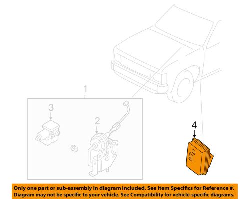 Nissan oem 98-00 frontier-cruise control module 189303s500