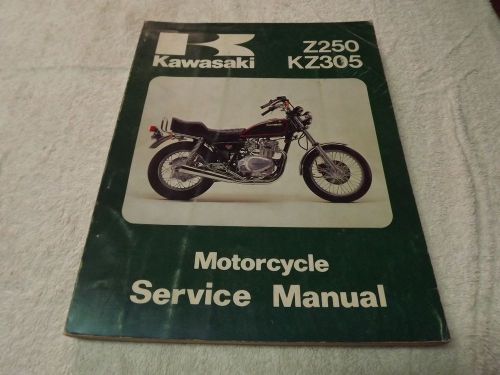 Kawasaki z250, kz305 service manual