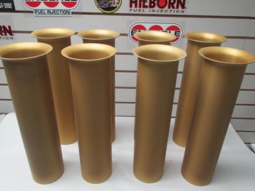 Kinsler, crower   3&#034; od   ram tubes, stacks, 12&#034; tall  moroso   gold anodized