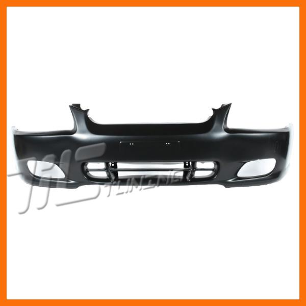 Front bumper cover for 00-02 hyundai accent unpainted primed black