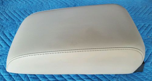 2003-2004 03 04 infiniti g35 sedan center console lid armrest tan leather oem