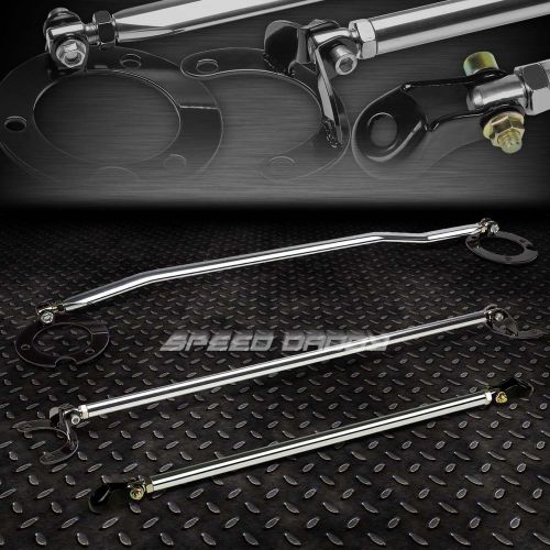 For 95-99 mitsubishi eclipse eagle talon front/rear upper+lower strut tie bar