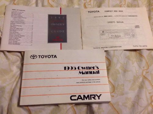 1995 toyota camry owners manual