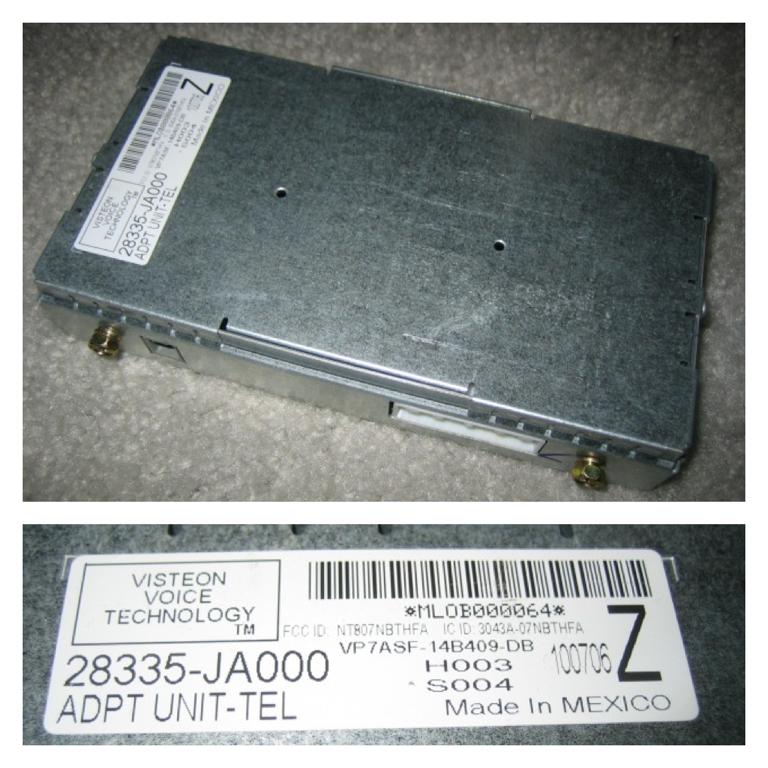 07 nissan 350z telephone unit module computer 28335-ja000