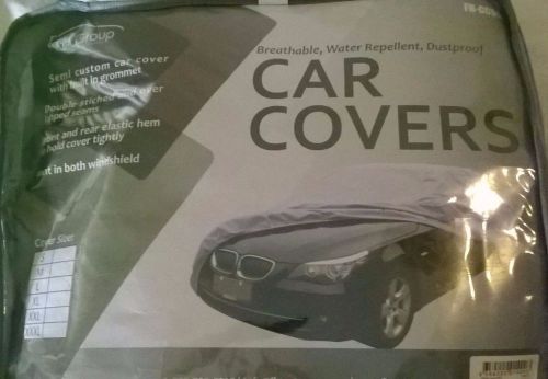 Fh group breathble,water repellant, car cover size large fh-cc502 grey