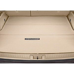 New oem 2013-2015 toyota highlander almond (tan) carpet cargo mat pt206-48140-50