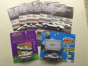 1978 corvette silver anniversary sales brochure and two models bundle 78