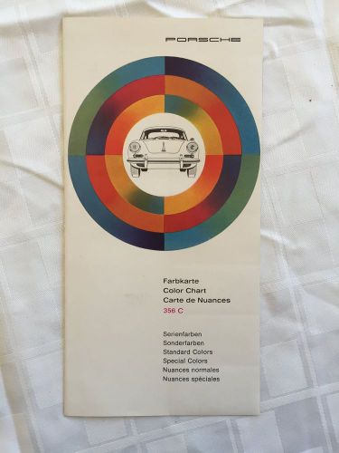 Porsche 356 c color chart