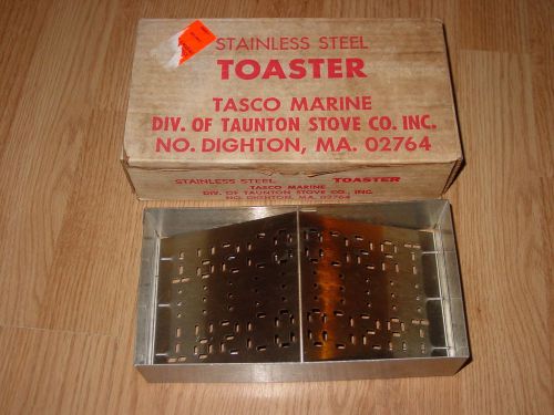 Vintage tasco marine toaster accessory for barbecue grill boat boating sailboat