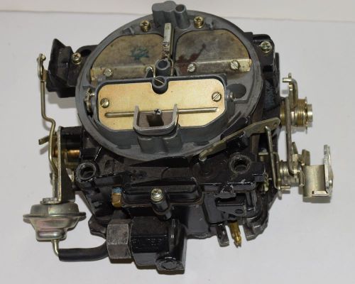 Chevy v8 carburetor quadrajet rochester mercrusier gm marine 454 bbl