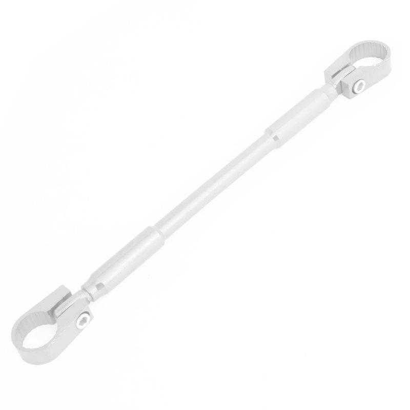 Motorcycle aluminium engine speed handlebar stabilizer lever bar rod silver tone