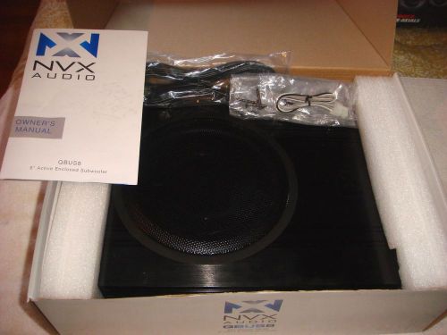 Nvx audio system qbus8 --8&#034; lo profile subwoofer