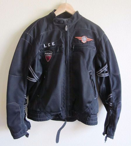 Harley davidson triumph motorcycle jacket mens size 40