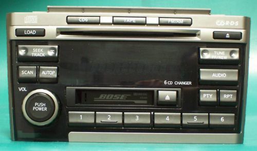 2000 02 03 bose nissan maxima radio 6 cd changer cr260 28188 6y300