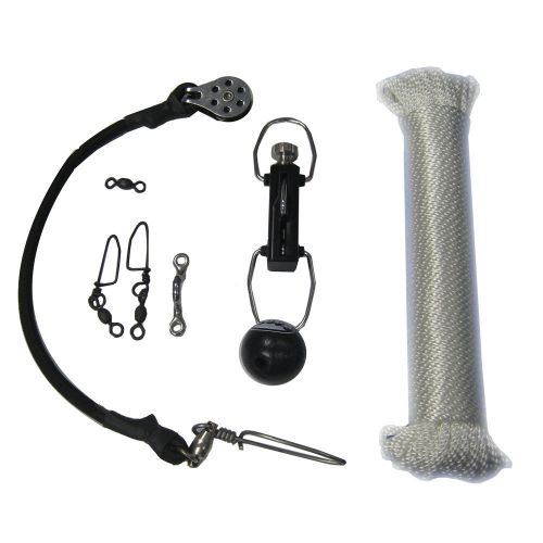 Rupp center rigging kit w/klickers - white nylon 45&#039; -ca-0113