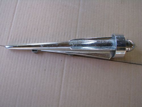 1949 1953 studebaker truck hood ornamen rocket torpedo bullet chrome