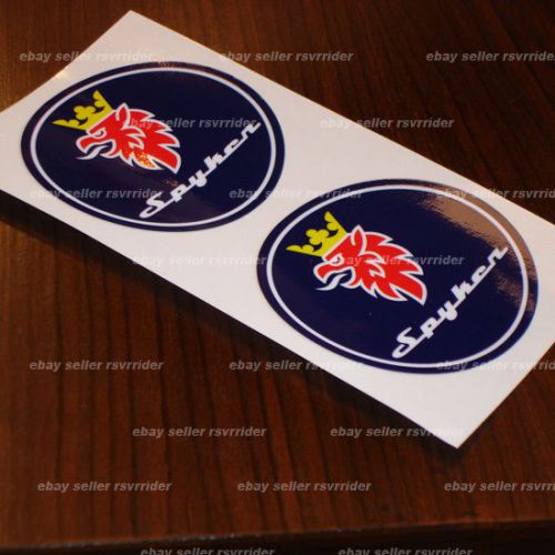 Saab spyker hood emblem decal sticker for scania 900 93