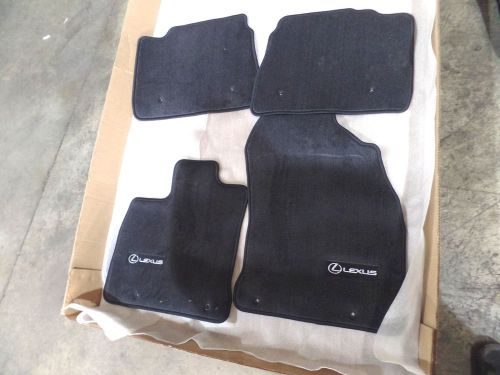 Black floor mats oem nice lexus hs250h 10 11 12 front rear set 4 hs-250h