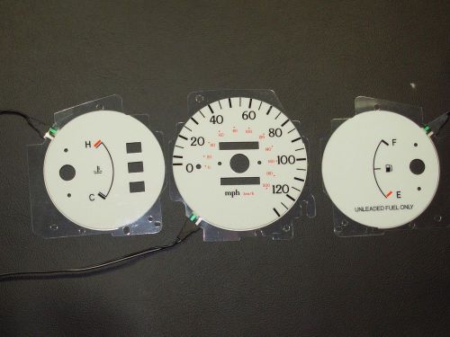 Performax glow gauge face 1992-95 honda civic dx manual trans el9295cmdx