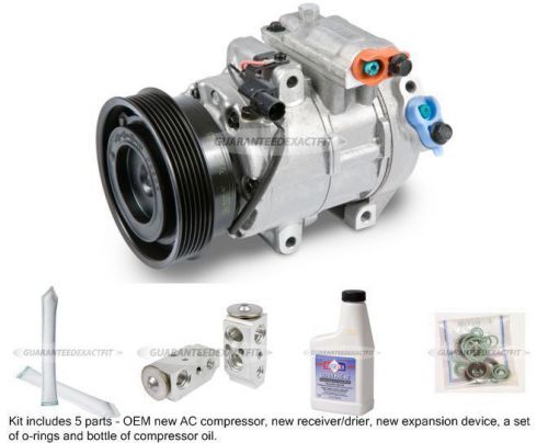 New air conditioning compressor kit - genuine oem ac compressor &amp; clutch + more