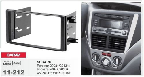 Carav 11-212 2din car radio dash kit panel subaru forester, impreza, xv, wrx