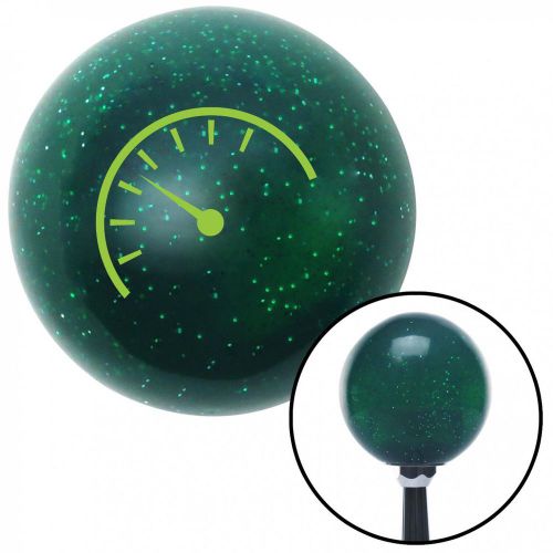 Green instrument gauge green metal flake shift knob with 16mm x 1.5