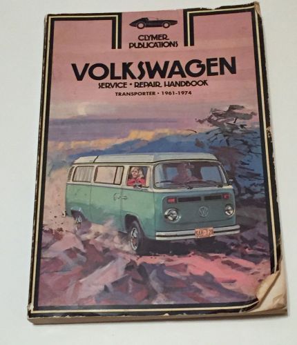 Clymer volkswagen transporter repair manual 1961-1974 free shipping