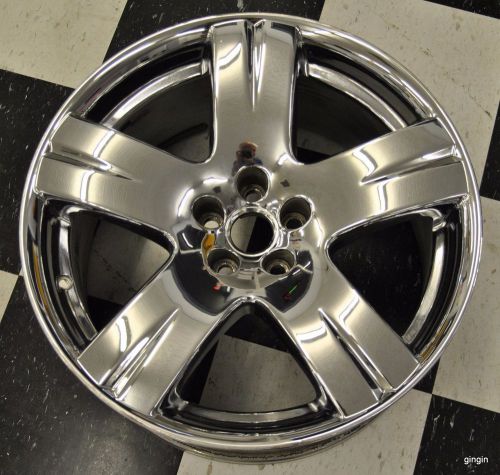 Authentic jaguar sabre 19x9.5 chrome rear wheel rim (07+ xk)