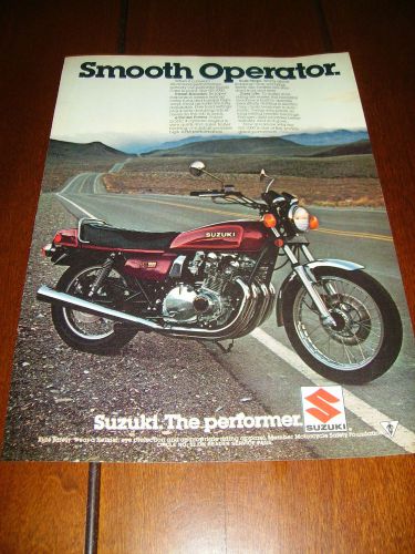 1979 suzuki gs1000   ***original ad*** gs-1000