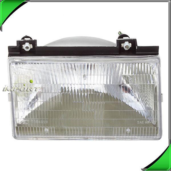 92-94 ford tempo mercury topaz clear lens chrome right head light lamp housing