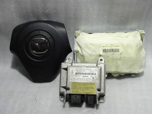 Set 2004 2005 2006 2007 2008 2009 mazda 3 airbags w/airbag control module oem