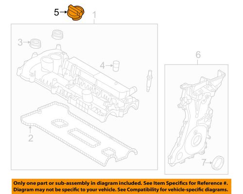 Ford oem-engine oil filler cap ys4z6766a