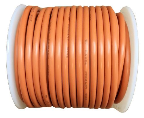 10 gauge orange 75 ft automotive primary wire stranded