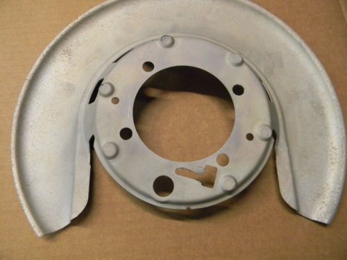 1969-1975 corvette right rear backing plate dust shield