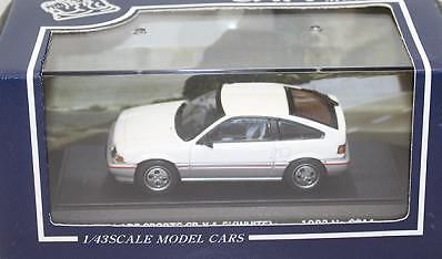 Honda crx 1984-85 high quality 1/43 white diecast sapi si dx hf 86 87 #c011 nib!