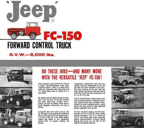 Jeep 1961 - &#039;jeep&#039; fc-150 forward control truck