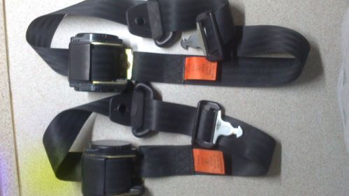 Ford fiesta mk2 pair of front seat belts genuine