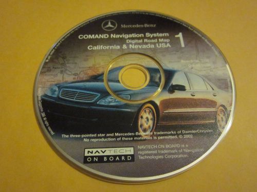 Mercedes benz navigation cd # 1 oem california &amp; nevada 2002 version