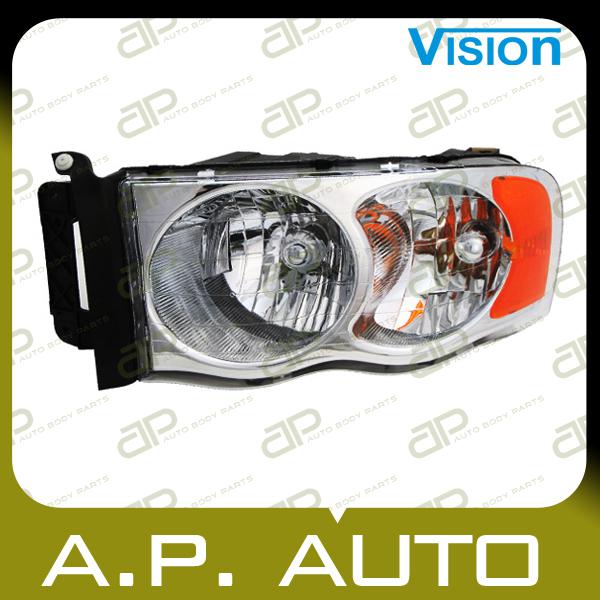 Head light lamp assembly 02-05 dodge ram left l/h 1500 2500 3500 replacement