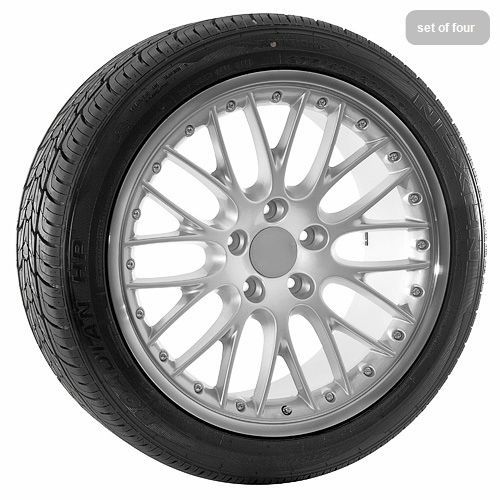 20 inch audi replica wheels sku 135 silver with polished lip rims with tires ...