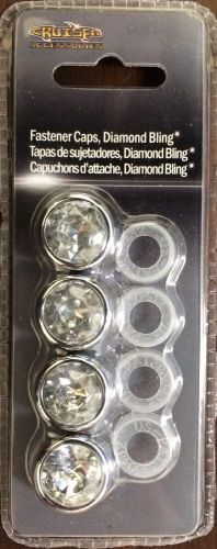 Clear diamond bling fastener caps - ca82730