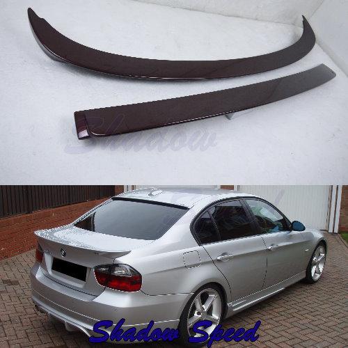 Painted e90 bmw sedan a style rear roof spoiler + trunk rear spoiler 354  