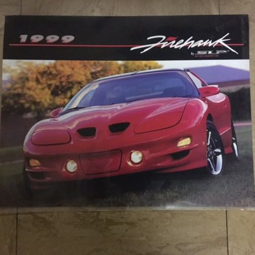 1999 pontiac slp firehawk dealer brochure mint condition !!!