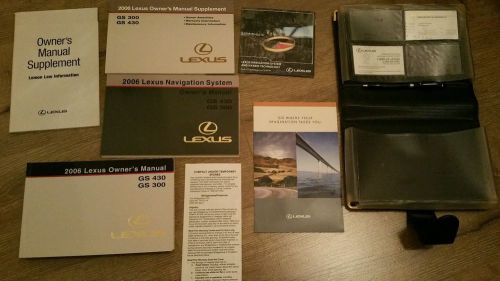 2006 lexus gs300 gs430 owners manual full kit