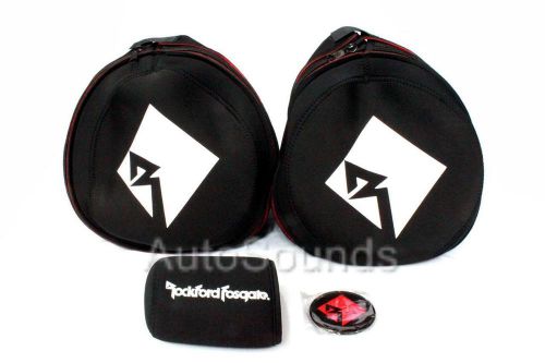 Rockford fosgate marine spf6 pair 6&#034; neoprene m262-wake m262b-wake speaker cover