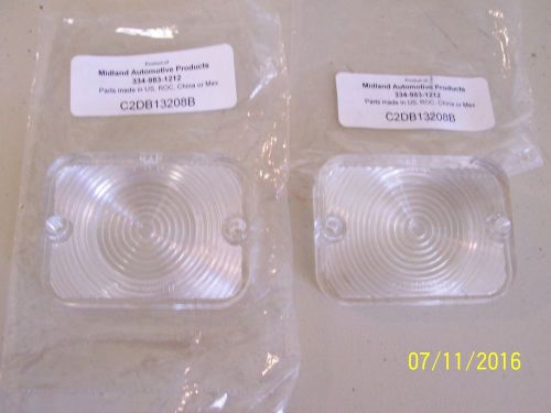 New 1962 ford falcon turn signal p.l. lenses 1 pr 1963 1964 1965 clear ranchero